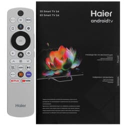 Haier 55" (140 см) Телевизор Haier 55 Smart TV S4 серебристый, фото 11