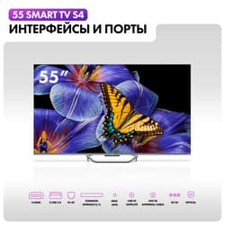 Haier 55" (140 см) Телевизор Haier 55 Smart TV S4 серебристый, фото 16
