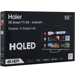 Haier 55" (140 см) Телевизор Haier 55 Smart TV S4 серебристый, фото 12