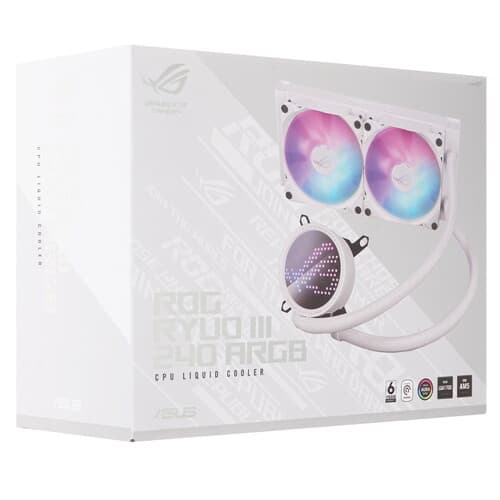 Система охлаждения ASUS ROG RYUO III 240 ARGB  белая thumb 11