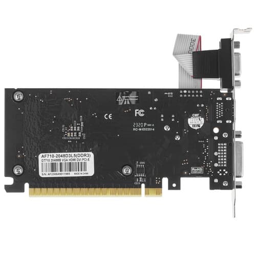 AFOX Видеокарта AFOX GeForce GT 710 [AF710-2048D3L5], фото 2