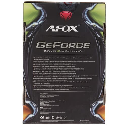 AFOX Видеокарта AFOX GeForce GT 710 [AF710-2048D3L5], фото 9