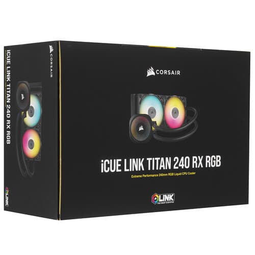 Система охлаждения Corsair iCUE LINK TITAN 240 RX RGB черная thumb 11