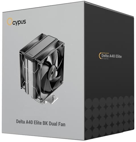 Ocypus Кулер для процессора Ocypus Delta A40 Elite Dual Fan [Delta-A40-BK2NNWN00X-GL] черный, фото 10