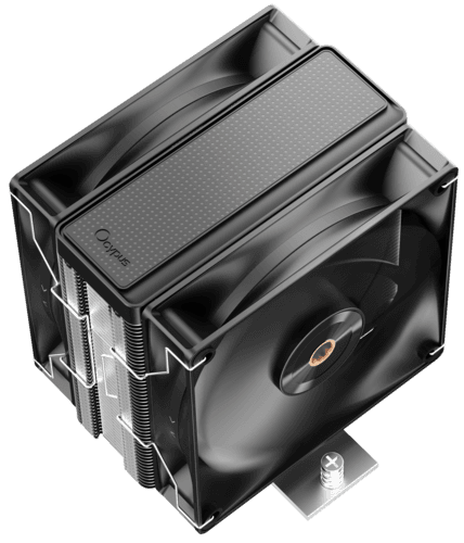 Ocypus Кулер для процессора Ocypus Delta A40 Elite Dual Fan [Delta-A40-BK2NNWN00X-GL] черный, фото 2