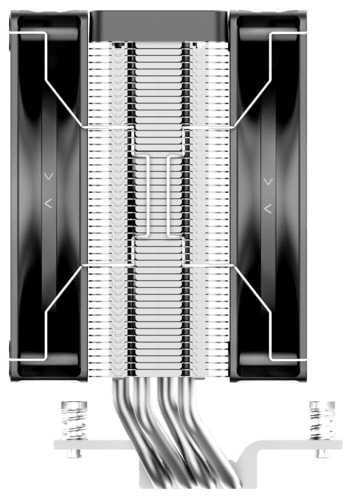 Ocypus Кулер для процессора Ocypus Delta A40 Elite Dual Fan [Delta-A40-BK2NNWN00X-GL] черный, фото 6