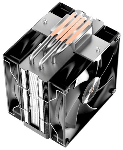 Ocypus Кулер для процессора Ocypus Delta A40 Elite Dual Fan [Delta-A40-BK2NNWN00X-GL] черный, фото 4