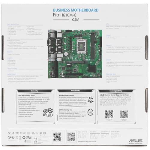Материнская плата ASUS Pro H610M-C-CSM thumb 7