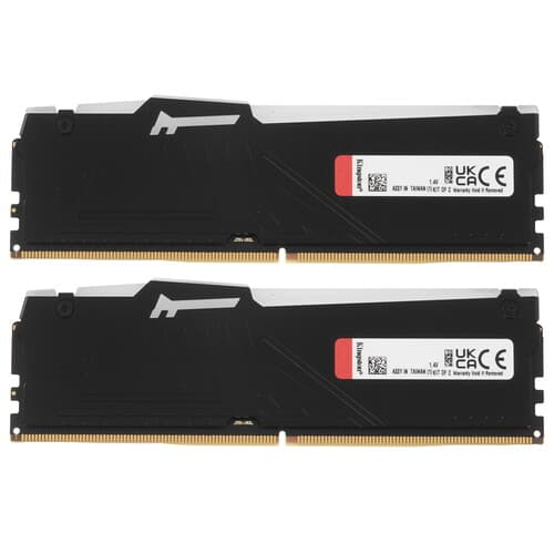 Kingston Оперативная память Kingston FURY Beast Black RGB [KF560C30BBEAK2-16] 16 ГБ, фото 2