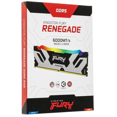 Kingston FURY Оперативная память Kingston FURY Renegade Silver RGB [KF560C32RSA-48] 48 ГБ, фото 5