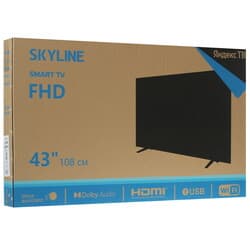 Skyline 43" (108 см) Телевизор Skyline 43LST5975 черный, фото 12
