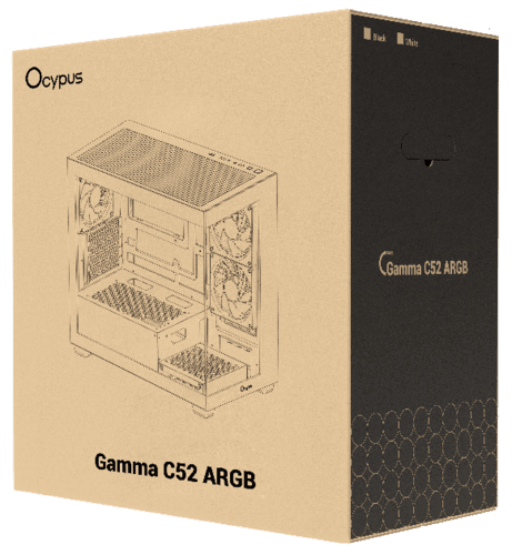 Корпус Ocypus Gamma C52 ARGB [Gamma C52 BK ARGB] черный thumb 11