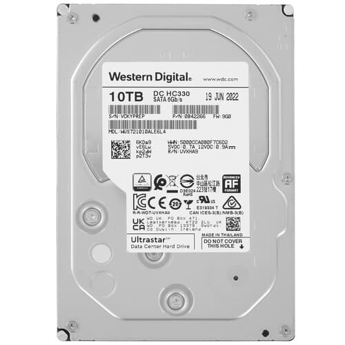 Western Digital 10 ТБ Жесткий диск WD Ultrastar DC HC330 [0B42266]