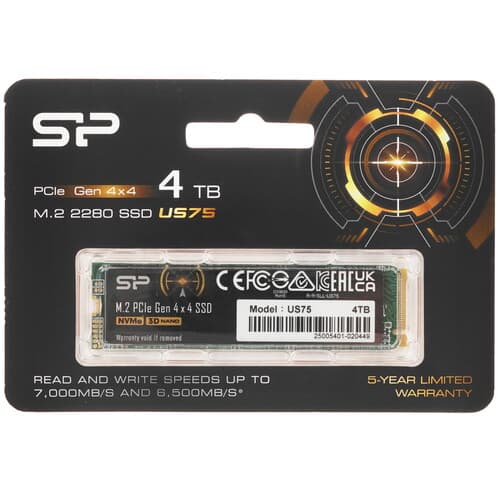 4000 ГБ M.2 NVMe накопитель SiliconPower US75 [SP04KGBP44US7505] thumb 1