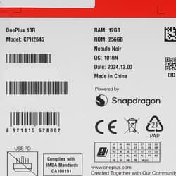OnePlus 6.78" Смартфон OnePlus 13R 256 ГБ черный, фото 10