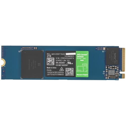 2000 ГБ M.2 NVMe накопитель WD Green SN350 [WDS200T3G0C] thumb 1