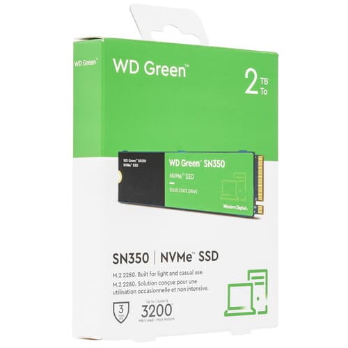 2000 ГБ M.2 NVMe накопитель WD Green SN350 [WDS200T3G0C] thumb 3