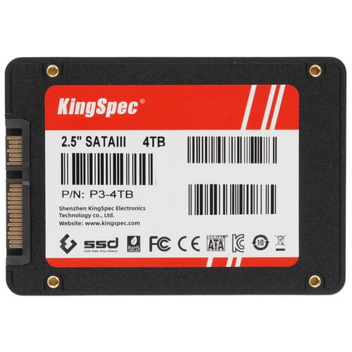 KingSpec 4000 ГБ 2.5" SATA накопитель KingSpec P3 [P3-4TB], фото 2