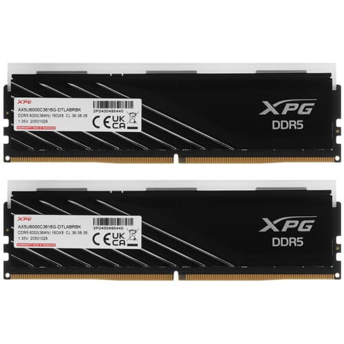 XPG (ADATA) Оперативная память ADATA XPG Lancer Blade RGB [AX5U6000C3616G-DTLABRBK] 32 ГБ, фото 3