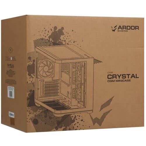Корпус ARDOR GAMING Crystal CGM  белый thumb 16
