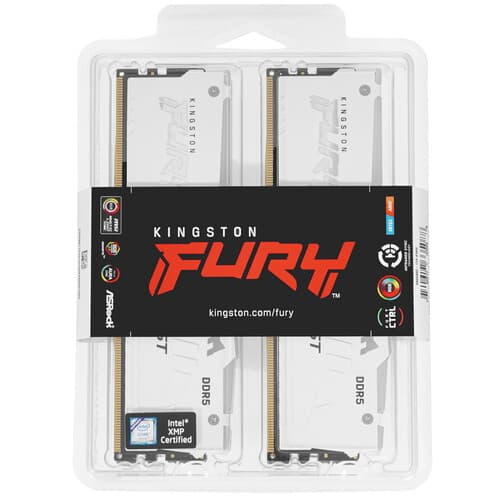Kingston FURY Оперативная память Kingston FURY Beast White RGB [KF560C40BWAK4-64] 64 ГБ, фото 5