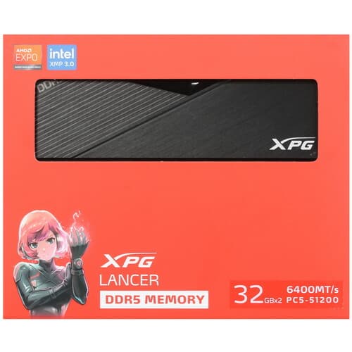 XPG (ADATA) Оперативная память ADATA XPG Lancer [AX5U6400C3232G-DCLABK] 64 ГБ, фото 4