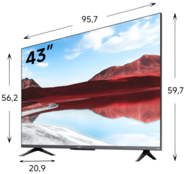 Xiaomi 43" (109 см) Телевизор Xiaomi TV A Pro 43 2025 черный, фото 13