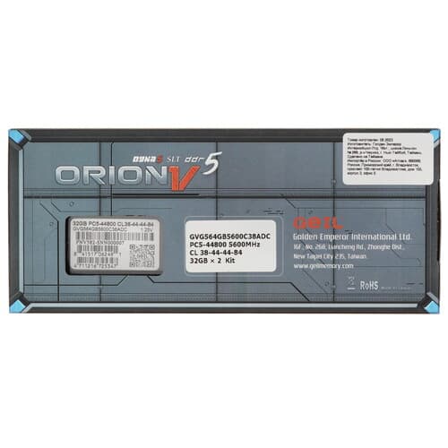 GeIL Оперативная память GeIL Orion V [GVG564GB5600C38ADC] 64 ГБ, фото 3