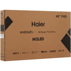 Haier 40" (101 см) Телевизор Haier 40 Smart TV D1 PRO черный, фото 13