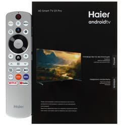 Haier 40" (101 см) Телевизор Haier 40 Smart TV D1 PRO черный, фото 12