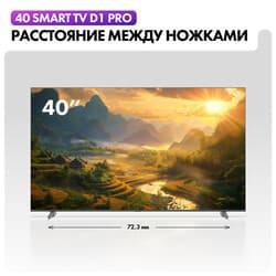 Haier 40" (101 см) Телевизор Haier 40 Smart TV D1 PRO черный, фото 15