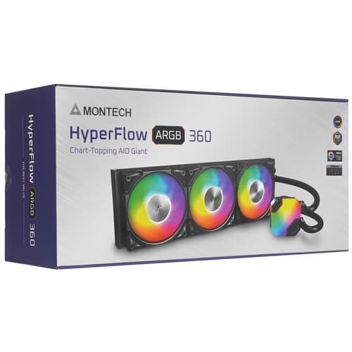 Система охлаждения Montech HyperFlow 360 ARGB черная thumb 10