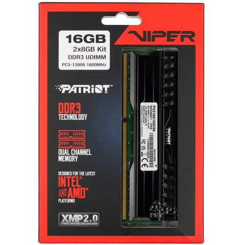 Patriot Memory Оперативная память Patriot Viper 3 [PV316G160C9K] 16 ГБ, фото 4