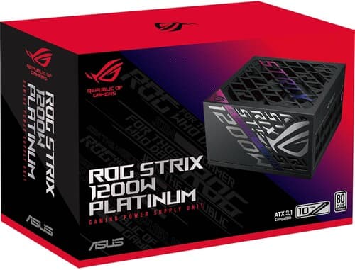 ASUS Блок питания ASUS ROG STRIX 1200W Platinum [90YE00W0-B0NA00] черный, фото 12