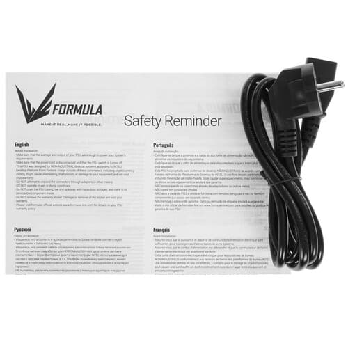 Блок питания Formula V Line VL-1000G5 MOD [ZHZ70BCA132B0-01] серый, черный thumb 7