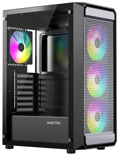 Корпус XASTRA A403 4ARGB [A403-4FC12A] черный thumb 1
