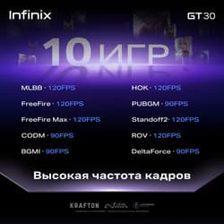 Infinix 6.78" Смартфон Infinix GT 30 256 ГБ зеленый, фото 10
