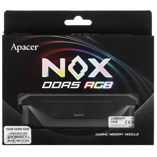 Apacer Оперативная память Apacer NOX RGB [AH5U16G52C522NBAA-1] 16 ГБ, фото 4