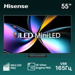 Hisense 55" (139 см) Телевизор Hisense 55U7Q PRO черный, фото 13