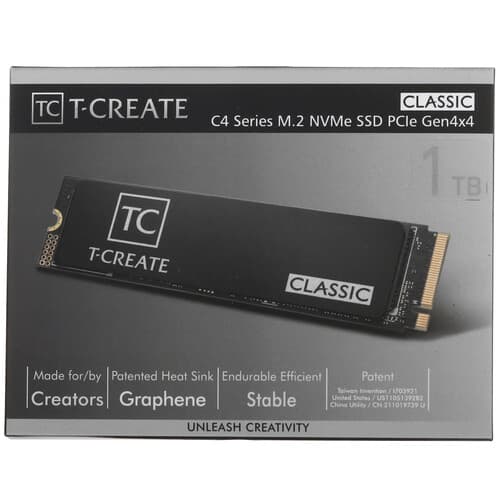 1000 ГБ M.2 NVMe накопитель TEAMGROUP T-CREATE CLASSIC C47 [TM8FFC001T0C129] thumb 5