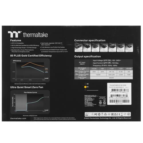Блок питания Thermaltake TOUGHPOWER GF A3 Gold 650W - TT Premium Edition [PS-TPD-0650FNFAGE-H] черный thumb 8