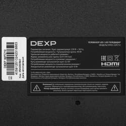 DEXP 32" (81 см) Телевизор DEXP 32FCY2 черный, фото 6