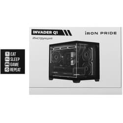 Корпус Iron Pride INVADER Q1 [Q1Black+3xFX5] черный thumb 14