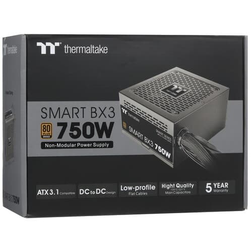 Блок питания Thermaltake Smart BX3 750W [PS-SPD-0750NNFABE-3] черный thumb 8