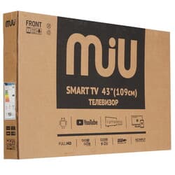 MIU 43" (109 см) Телевизор MIU Н43АSР100SV черный, фото 11