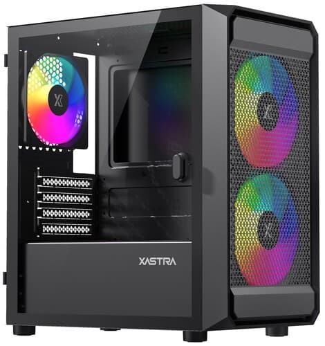 Корпус XASTRA A303M 3ARGB [A303M-2FC14A-1FC12A-D] черный thumb 2