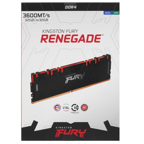 Kingston FURY Оперативная память Kingston FURY Renegade RGB [KF436C18RBA/32] 32 ГБ, фото 4