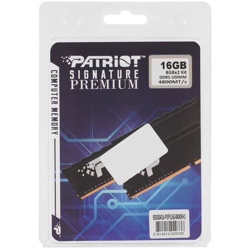 Patriot Memory Оперативная память Patriot Signature Premium [PSP516G4800KH1] 16 ГБ, фото 3