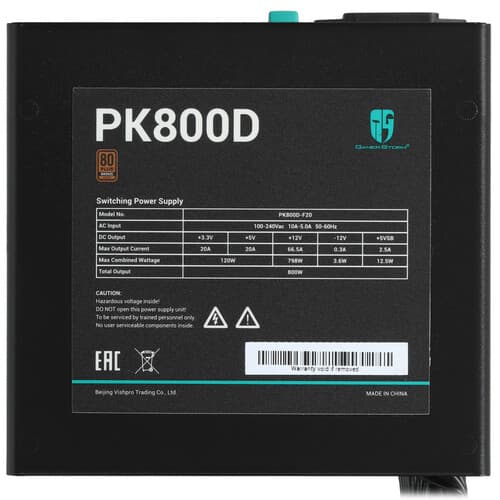 Блок питания DEEPCOOL GamerStorm PK800D [R-PK800D-FA0B-WGEU] черный thumb 4