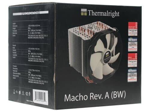 Thermalright Кулер для процессора Thermalright Macho Rev.A(BW) [MACHO-A-BW] черный, фото 10